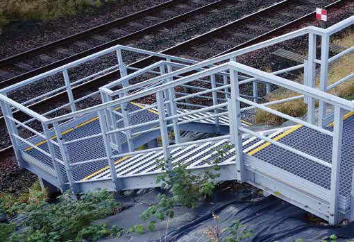 GRP Embankment Staircase