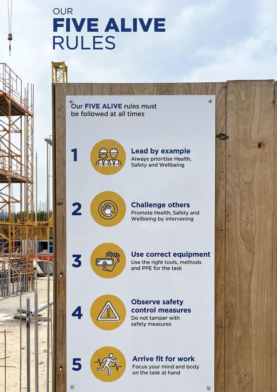 five alive rules