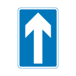 Arrow (One Way) Road Traffic Sign - RA2 Reflective