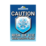 Ice Guardian Alert Sign - 350mm x 500mm - Breedon