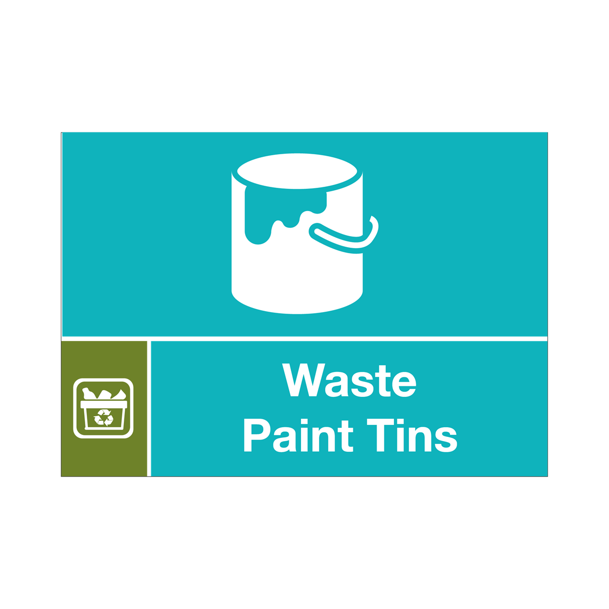 Breedon-Waste-Signage-01.png Waste Paint Tins Sign - Image 1