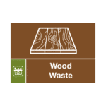 Wood Waste Sign