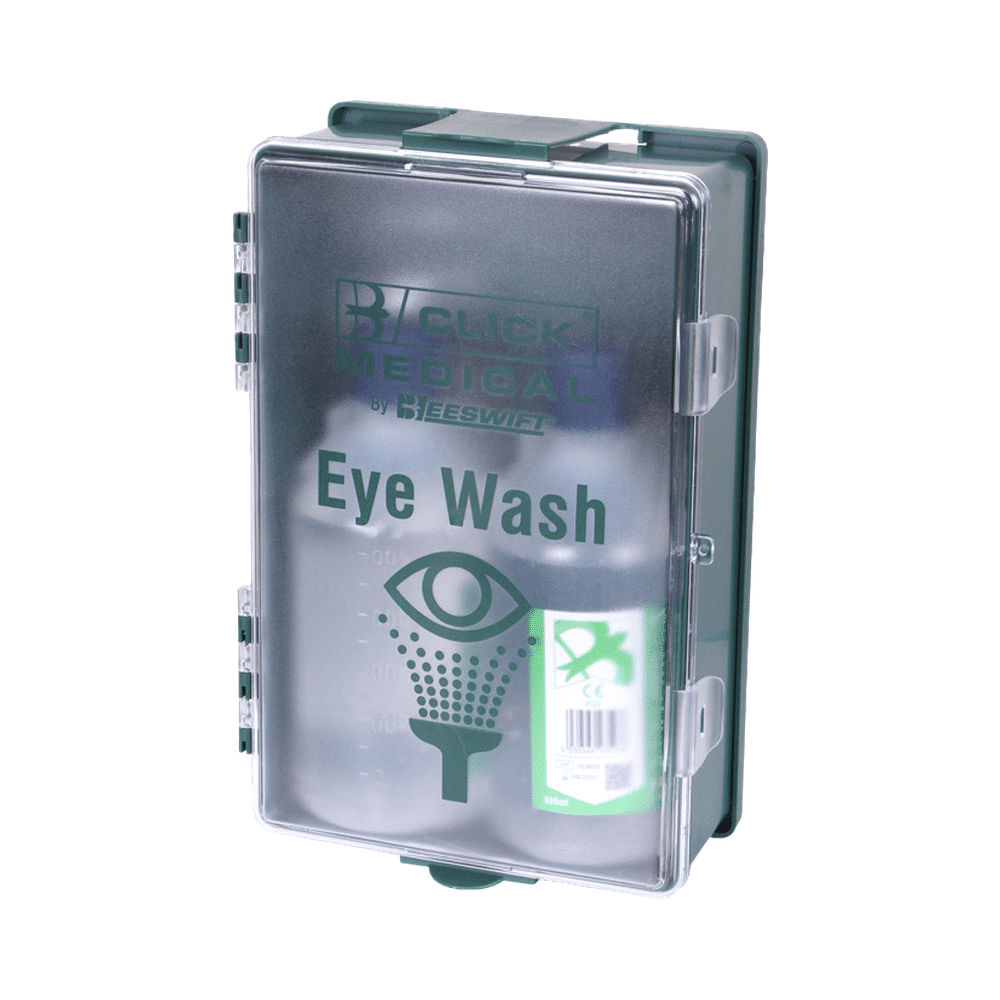 CM0700.png Beeswift Click Medical Eyewash Boxed Station 2x 500ml - Image 1