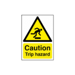 Caution Trip Hazard Sign