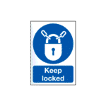 Keep Locked Sign