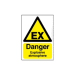 Danger Explosive Atmosphere Sign