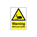 Warning Mind Your Hands Sign
