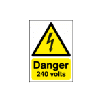 Danger 240 Volts Sign