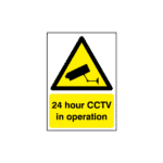 24 Hour CCTV In Operation Sign - Image 2