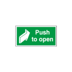 Push To Open Sign