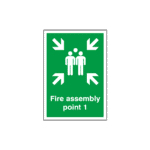 Fire Assembly Point 1 Sign