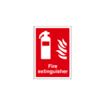 Fire Extinguisher Symbol & Flame Sign