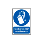 Hand Protection Must Be Worn Sign