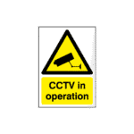 Cctv In Operation Sign