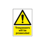 Trespassers Will Be Prosecuted