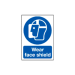 Wear Face Shield Sign