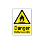 Danger Highly Flammable Sign