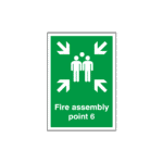 Fire Assembly Point 6 Sign