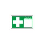 First Aid Is Available From Sign