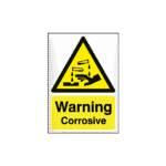 Warning Corrosive Sign