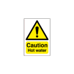 Caution Hot Water Sign