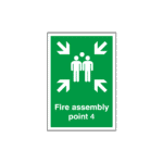 Fire Assembly Point 4 Sign