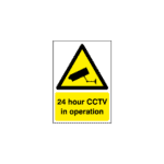 24 Hour CCTV In Operation Sign - Image 3