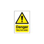Danger Very Hot Water Sign