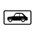 Cars Parking Place Road Traffic Sign - RA2 Reflective