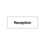 Reception Door Sign