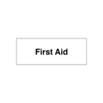 First Aid Door Sign