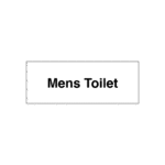 Mens Toilet Door Sign