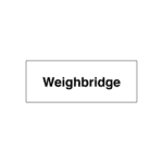 Weighbridge Door Sign