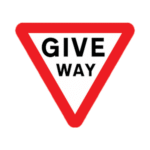Give Way Road Traffic Sign - RA2 Reflective