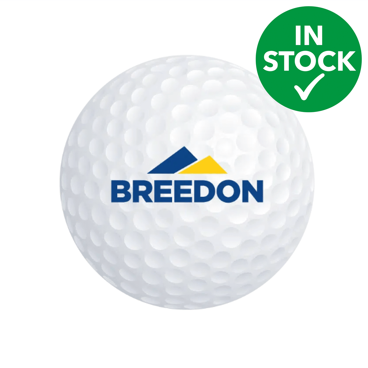 Golfball-copy.png Golf Ball with Breedon Logo - Pack of 12 - Image 1