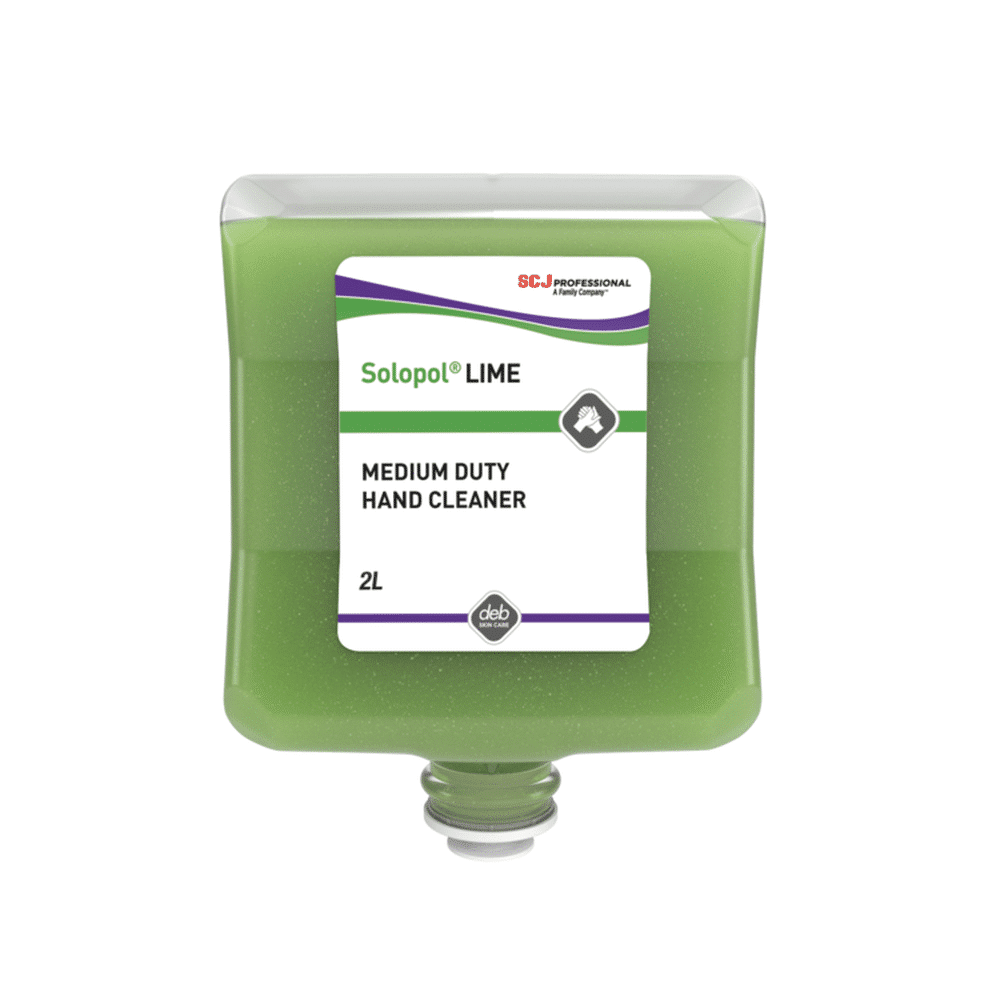 LIM2LT_UK_FV_VL.png Deb Solopol Lime Hand Lotion 2L - Image 1