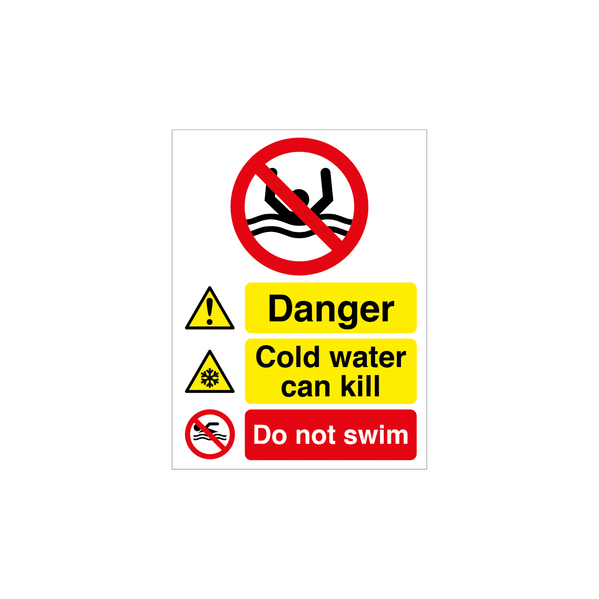 MASTER-COPY-Aggregate-Industries-Quarry-signs-07.png Danger Cold Water Can Kill - Do Not Swim Quarry Sign - Image 1