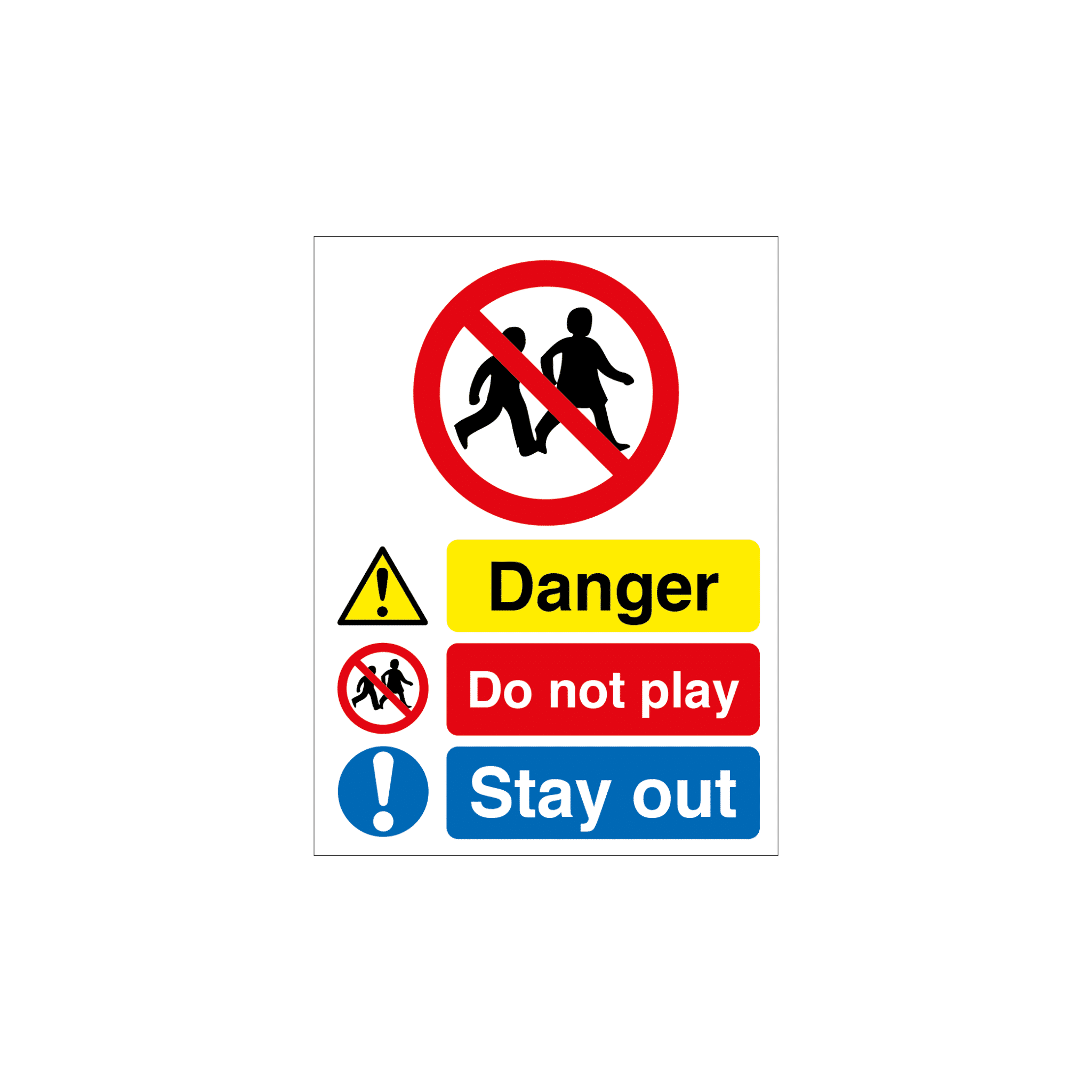 MASTER-COPY-Aggregate-Industries-Quarry-signs-11.png Danger Do Not Play - Stay Out Quarry Sign - Image 1