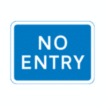 NO ENTRY Road Traffic Sign - RA2 Reflective