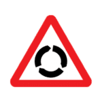 Roundabout Ahead Road Traffic Sign - RA2 Reflective