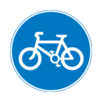 Route For Use By Pedal Cycles Only Road Traffic Sign - RA2 Reflective
