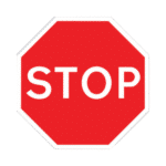 Stop Sign Road Traffic Sign - RA2 Reflective