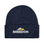 Navy Beanie Hat with Breedon Logo