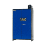 Denios Li-charging cabinet – SmartStore 124L, 4 shelves,W1200mm,UK version + Mains Connection & Telecoms